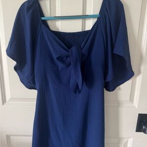 Elegant Navy Blue Women's dress